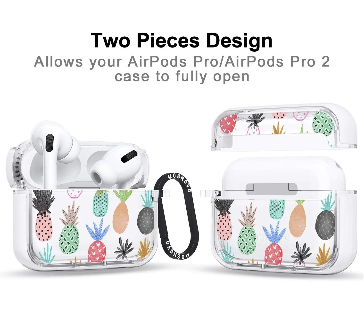 Cute Pineapple AirPods Pro Case (2nd Generation) – MOSNOVO