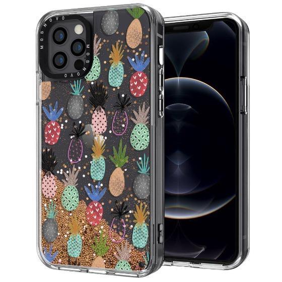 Cute Pineapple Glitter Phone Case - iPhone 12 Pro Case