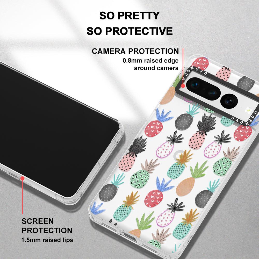 Cute Pineapple Phone Case - Google Pixel 7 Pro Case - MOSNOVO