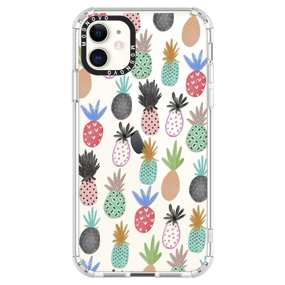 Cute Pineapple Phone Case - iPhone 11 Case - MOSNOVO