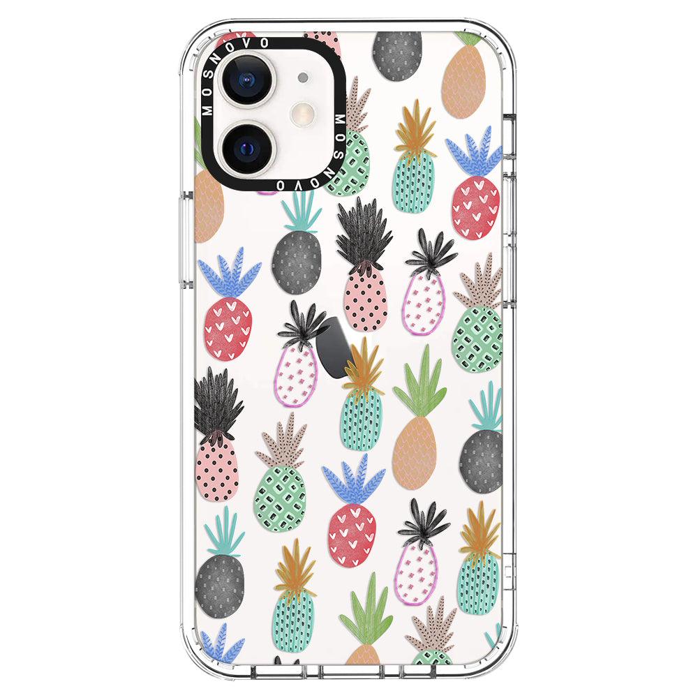 Cute Pineapple Phone Case - iPhone 12 Case - MOSNOVO