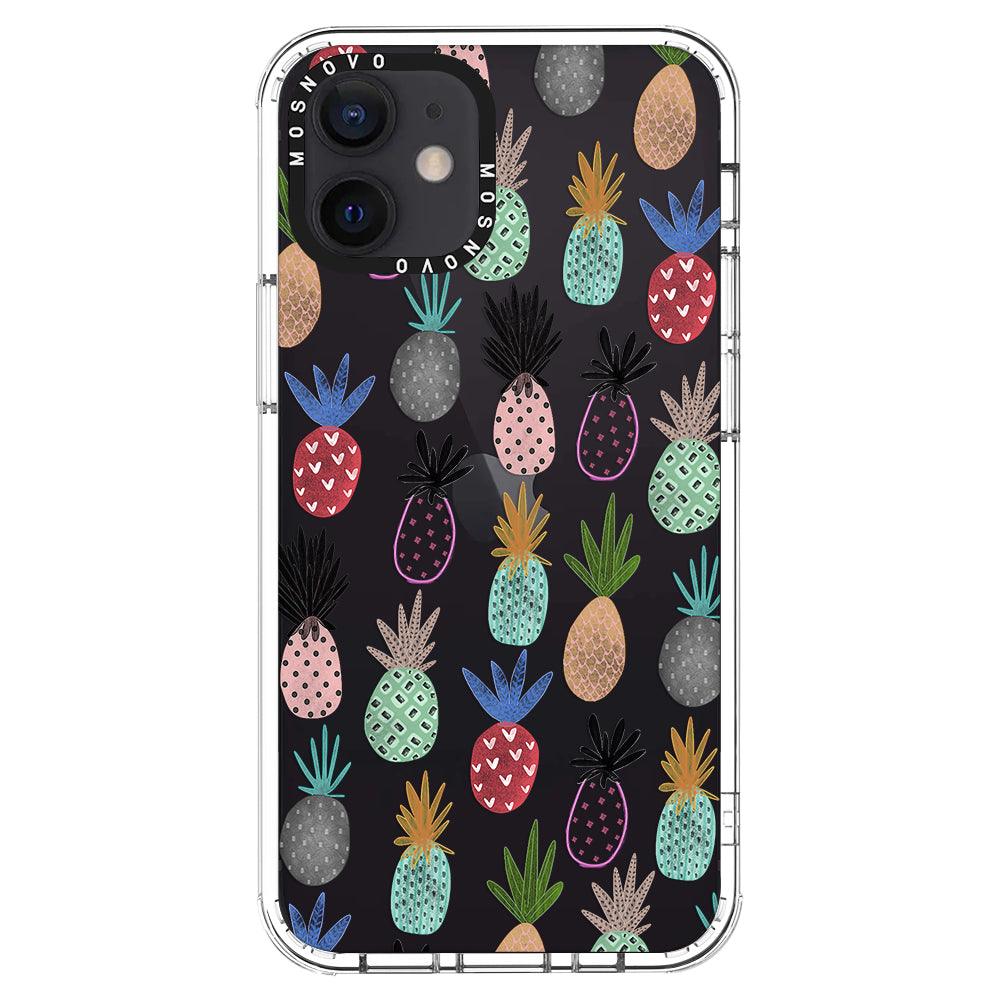Cute Pineapple Phone Case - iPhone 12 Case - MOSNOVO