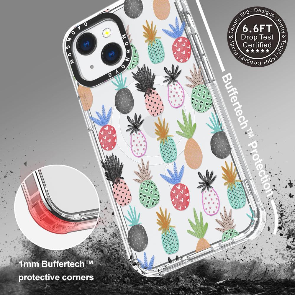 Cute Pineapple Phone Case - iPhone 13 Case - MOSNOVO
