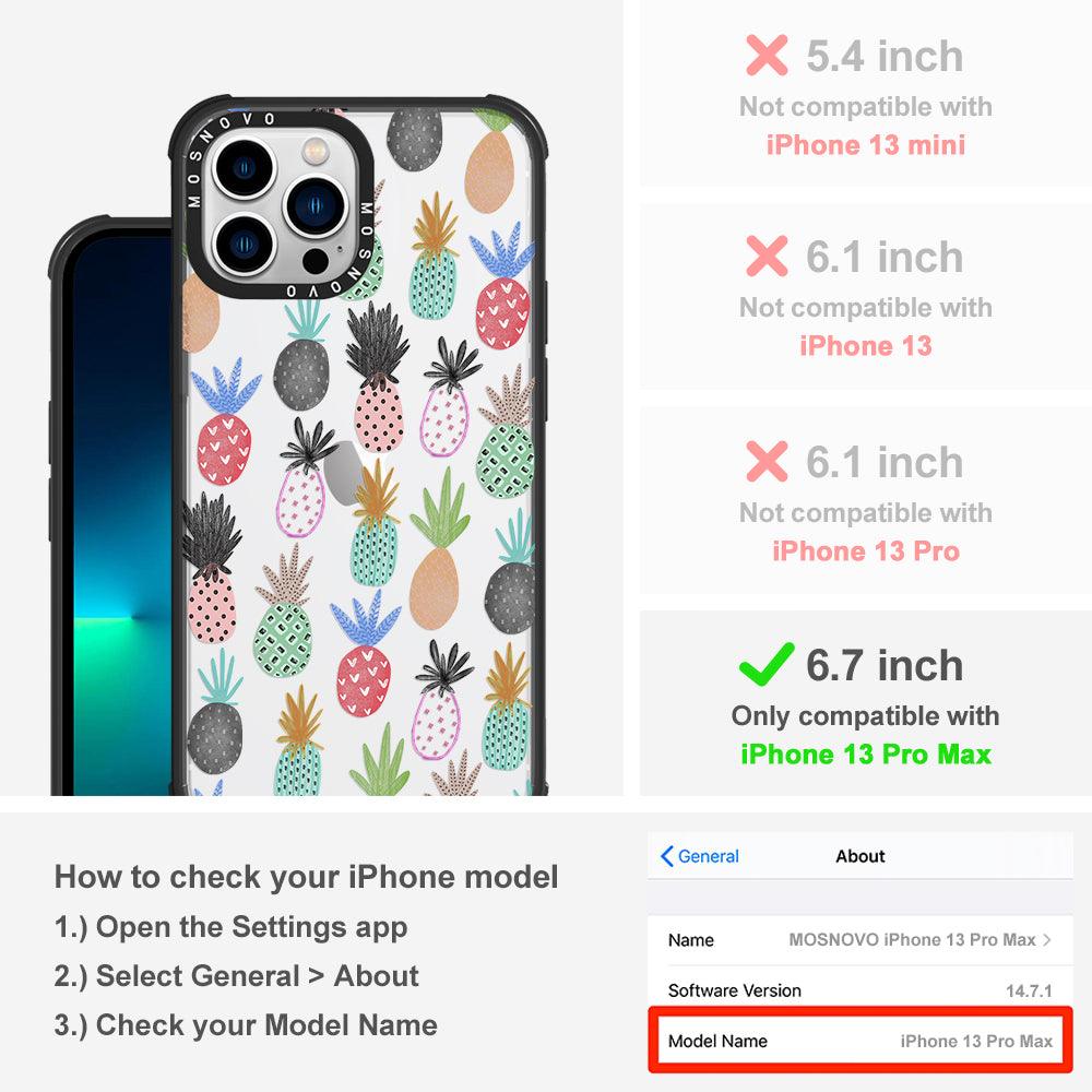Cute Pineapple Phone Case - iPhone 13 Pro Max Case - MOSNOVO