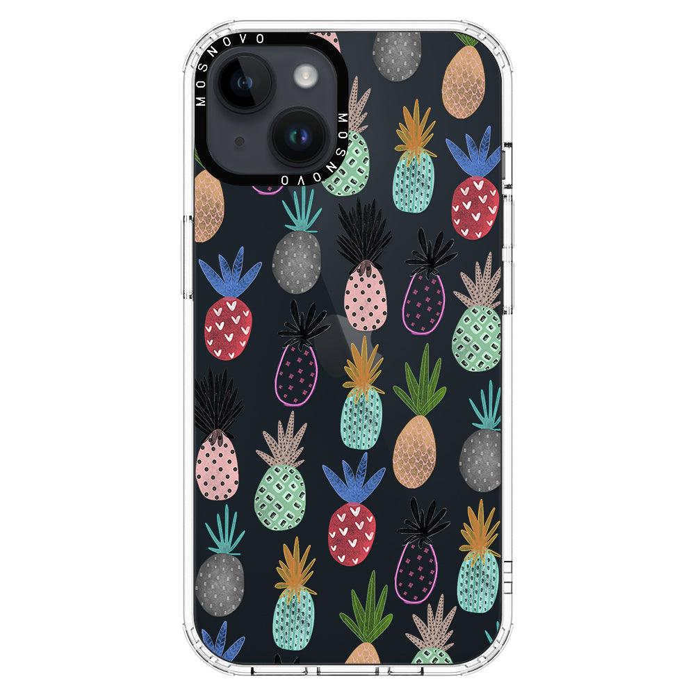 Cute Pineapple Phone Case - iPhone 14 Case - MOSNOVO