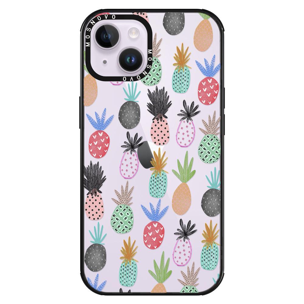 Cute Pineapple Phone Case - iPhone 14 Plus Case - MOSNOVO