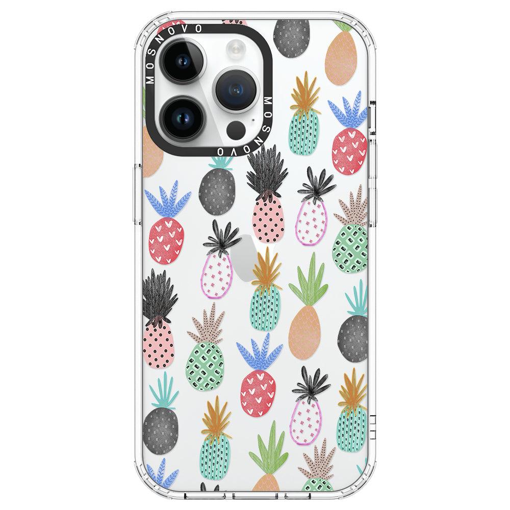 Cute Pineapple Phone Case - iPhone 14 Pro Max Case - MOSNOVO