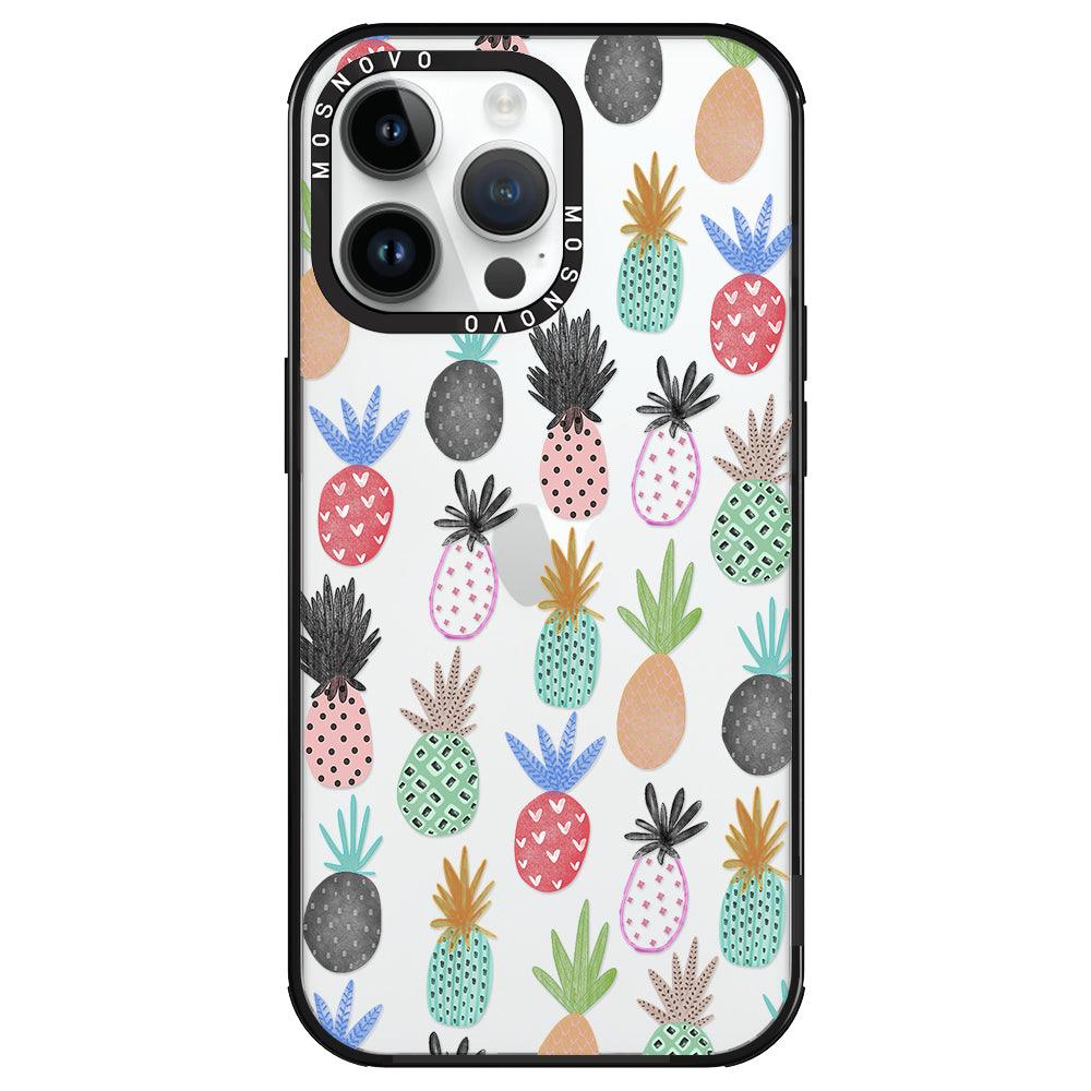 Cute Pineapple Phone Case - iPhone 14 Pro Max Case - MOSNOVO