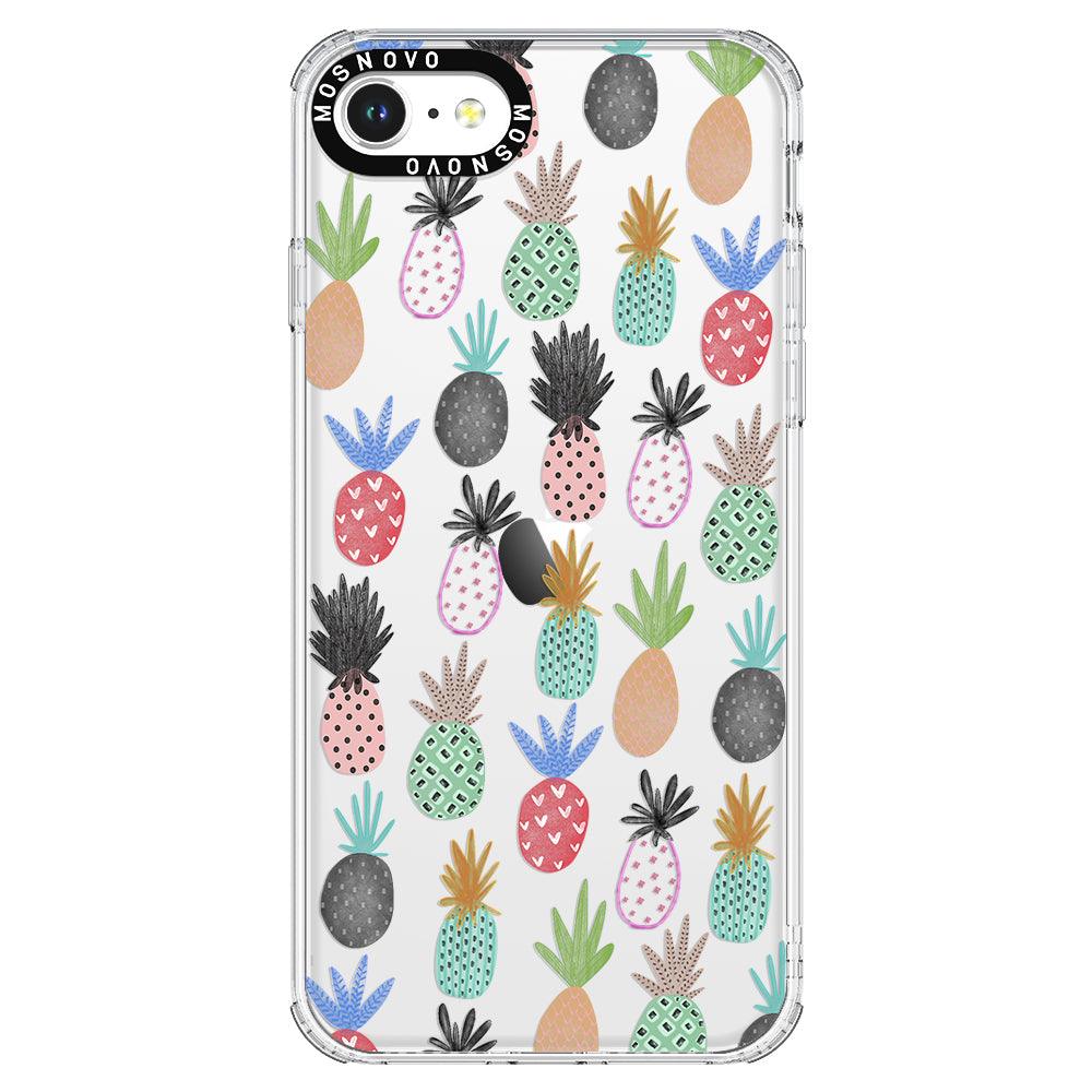 Cute Pineapple Phone Case - iPhone SE 2022 Case - MOSNOVO