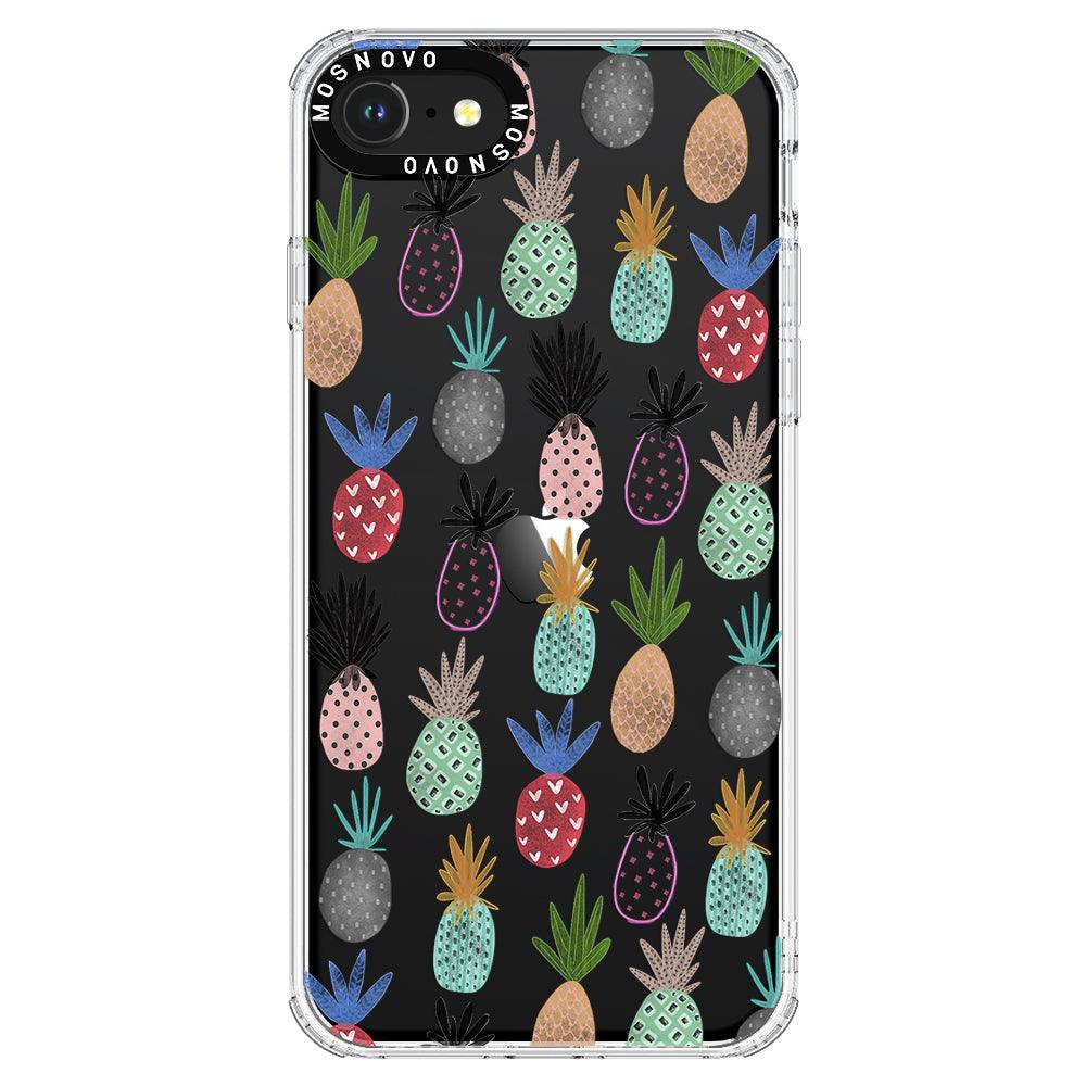 Cute Pineapple Phone Case - iPhone SE 2022 Case - MOSNOVO
