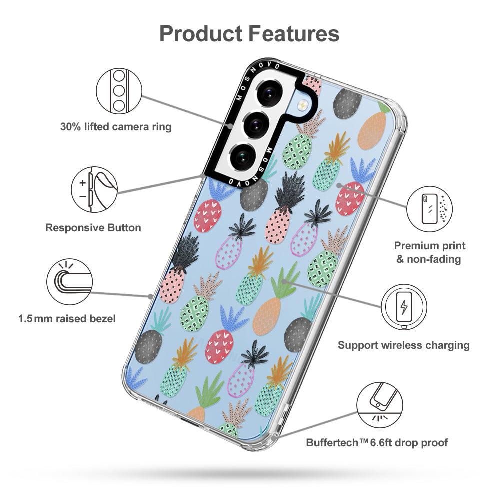 Cute Pineapple Phone Case - Samsung Galaxy S22 Case - MOSNOVO