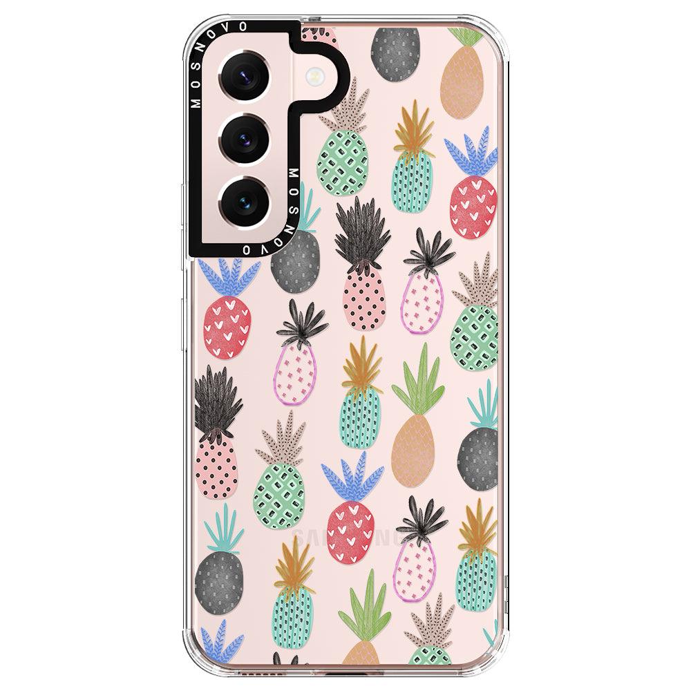 Cute Pineapple Phone Case - Samsung Galaxy S22 Case - MOSNOVO
