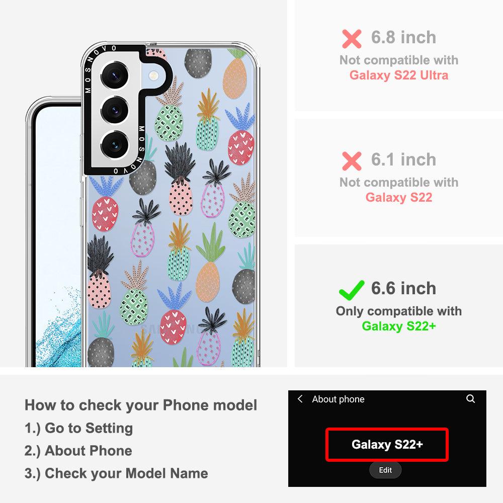 Cute Pineapple Phone Case - Samsung Galaxy S22 Plus Case - MOSNOVO