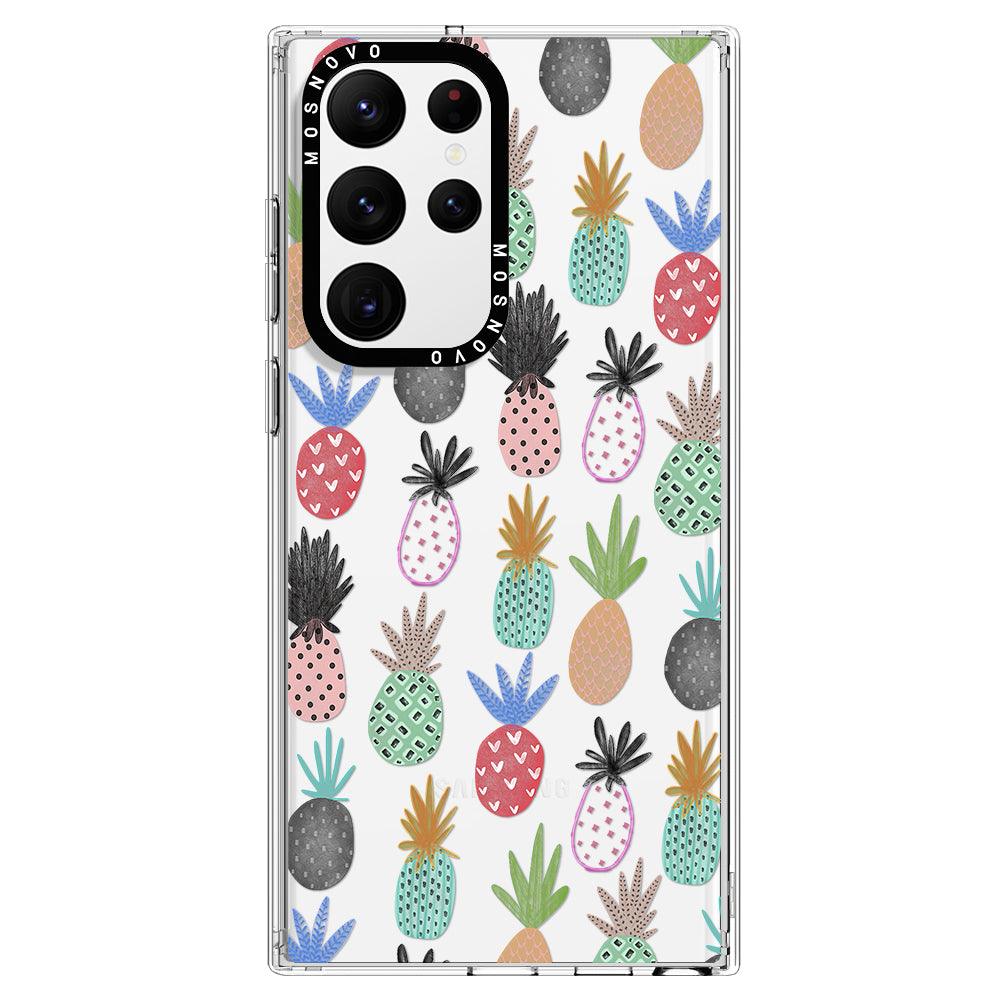 Cute Pineapple Phone Case - Samsung Galaxy S22 Ultra Case - MOSNOVO