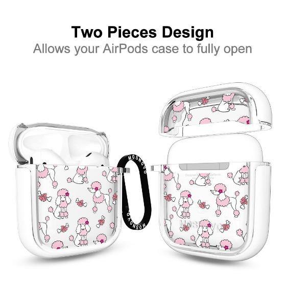 Cute Poodle AirPods 1/2 Case - MOSNOVO