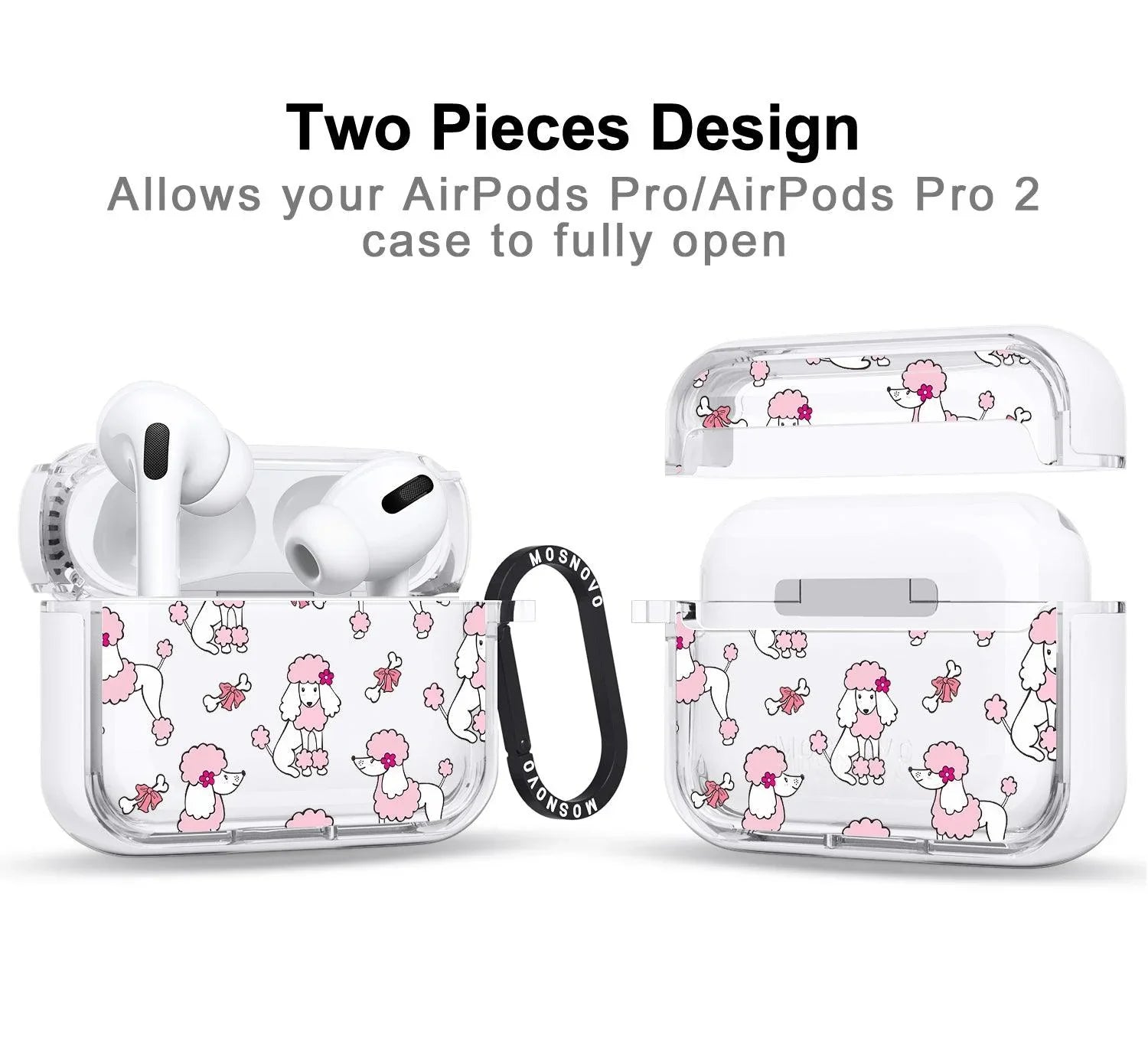 Cute Poodle AirPods Pro Case (2nd Generation) – MOSNOVO