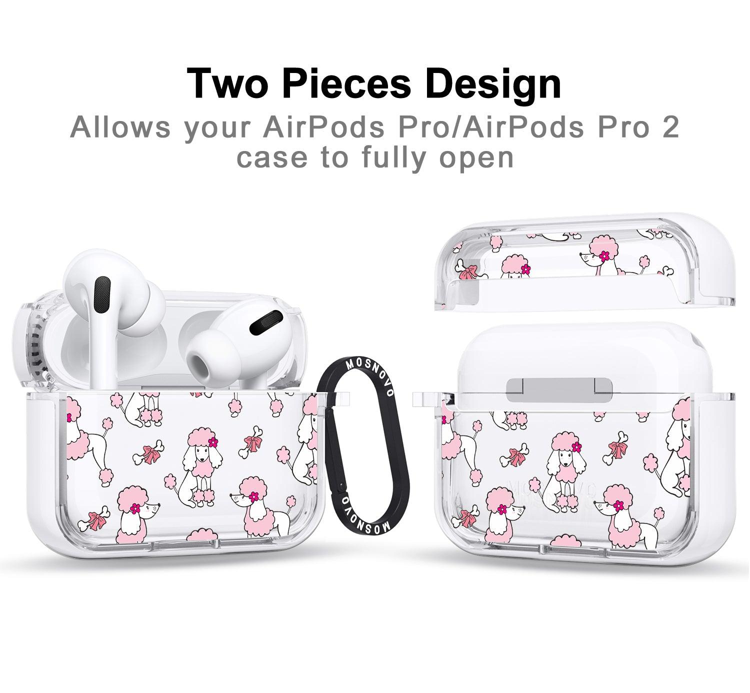 Cute Poodle AirPods Pro 2 Case (2nd Generation) - MOSNOVO