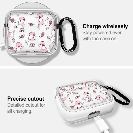 Cute Poodle AirPods Pro Case - MOSNOVO
