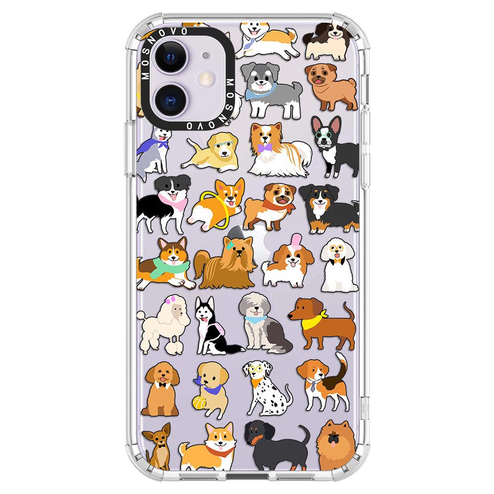 Cute Puppy Phone Case - iPhone 11 Case - MOSNOVO