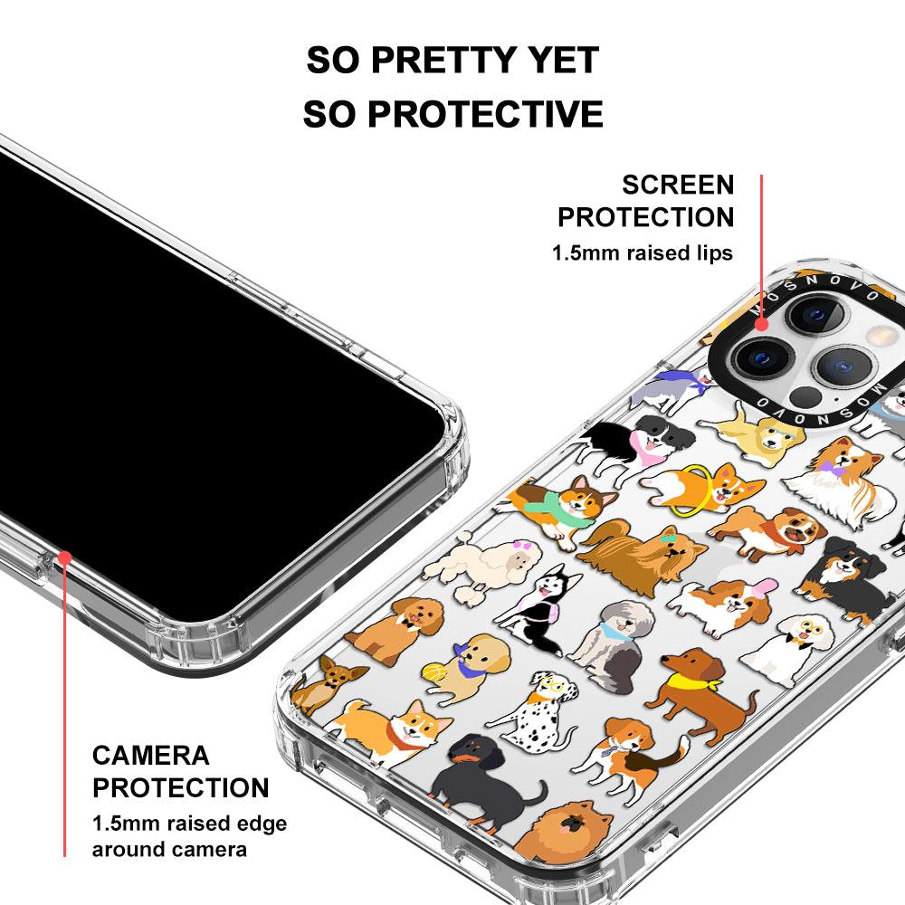 Cute Puppy Phone Case - iPhone 12 Pro Case - MOSNOVO
