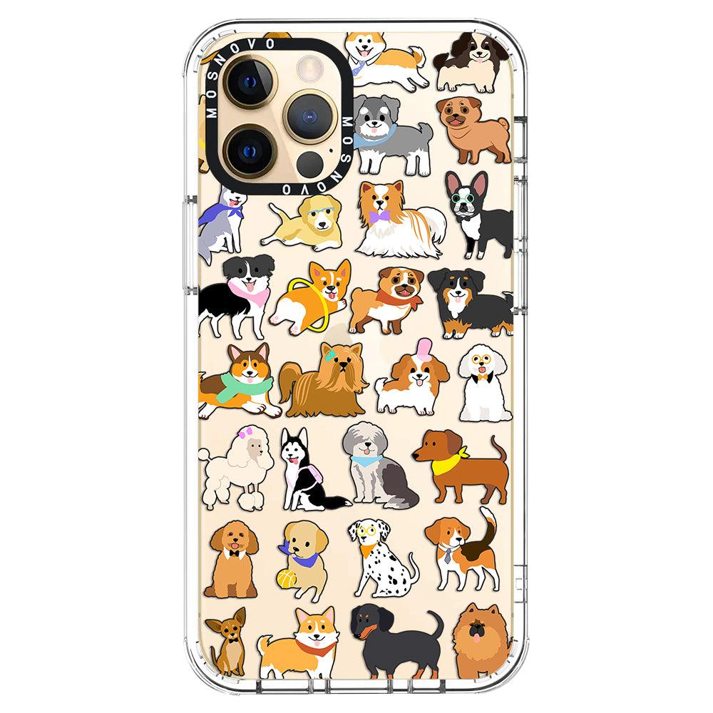 Cute Puppy Phone Case - iPhone 12 Pro Max Case - MOSNOVO