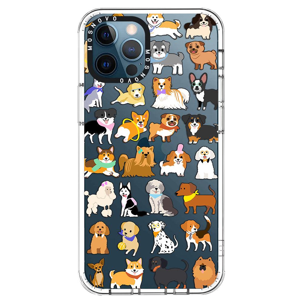 Cute Puppy Phone Case - iPhone 12 Pro Max Case - MOSNOVO