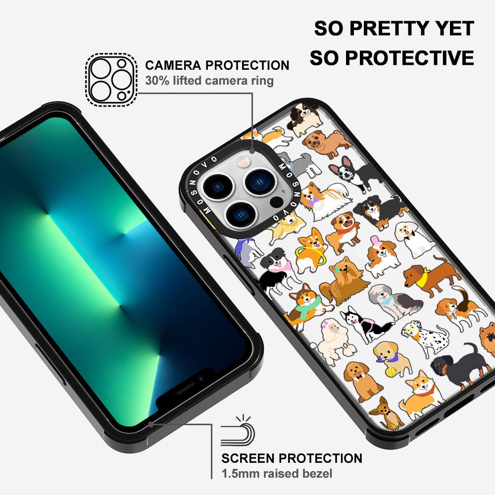 Cute Puppy Phone Case - iPhone 13 Pro Case - MOSNOVO
