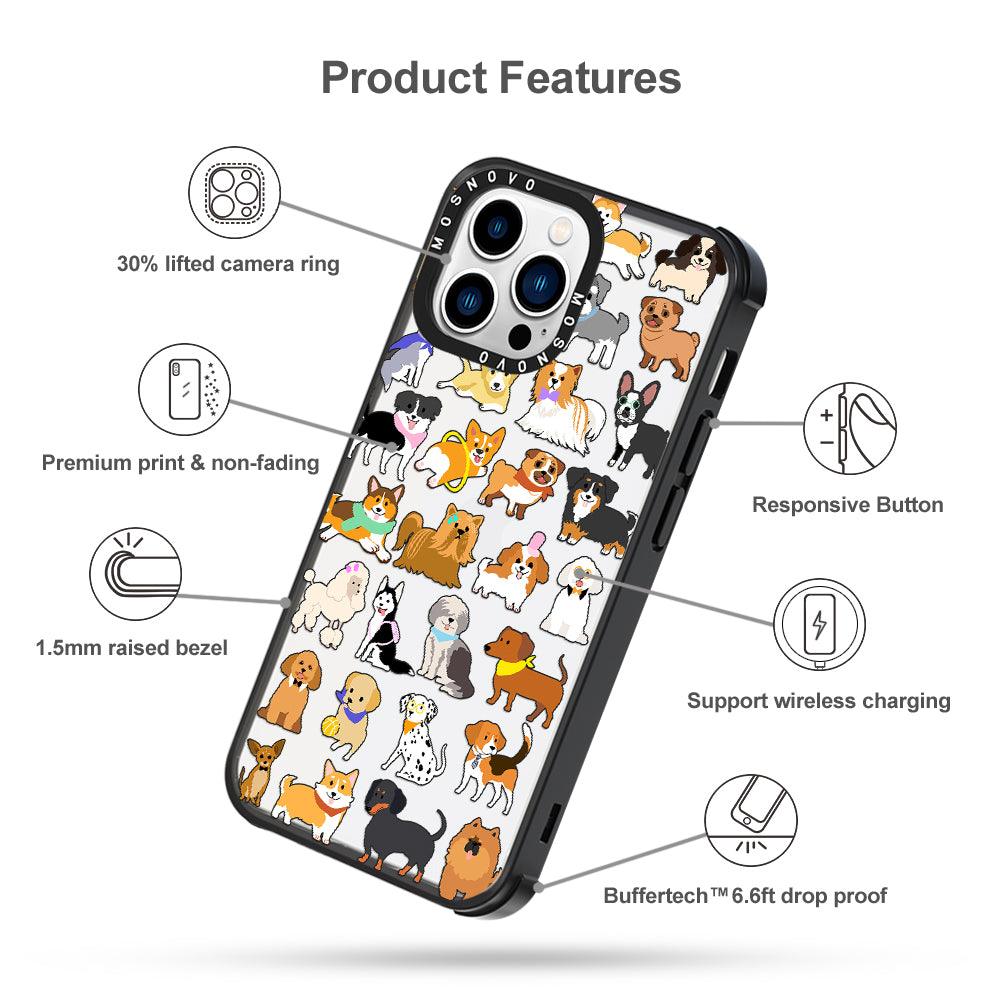 Cute Puppy Phone Case - iPhone 13 Pro Case - MOSNOVO