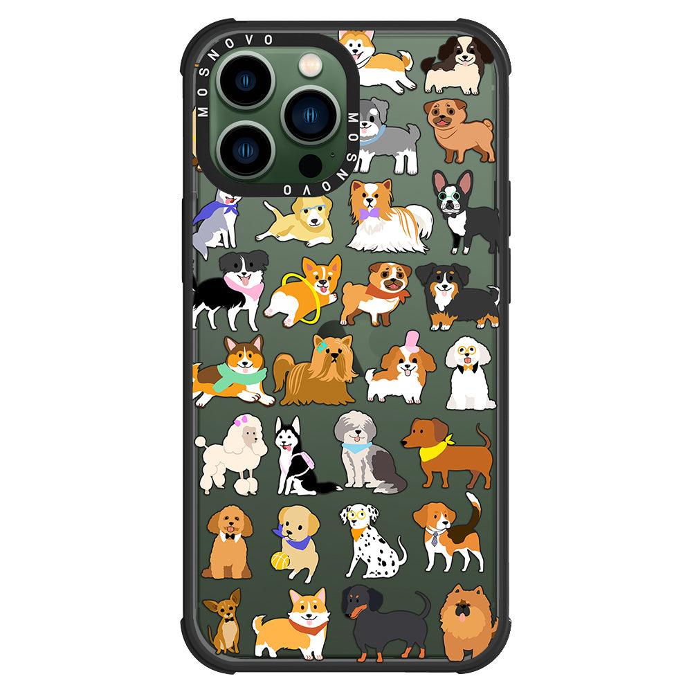 Cute Puppy Phone Case - iPhone 13 Pro Max Case - MOSNOVO