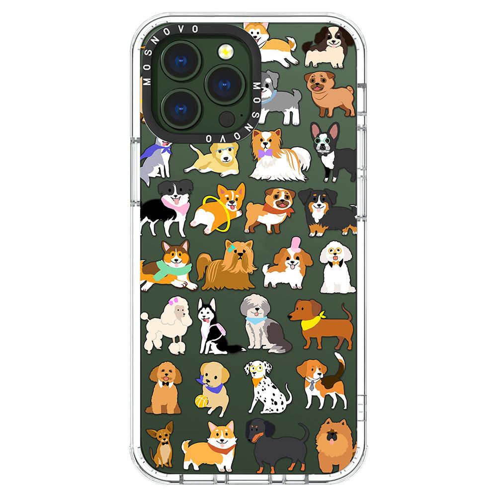 Cute Puppy Phone Case - iPhone 13 Pro Max Case - MOSNOVO