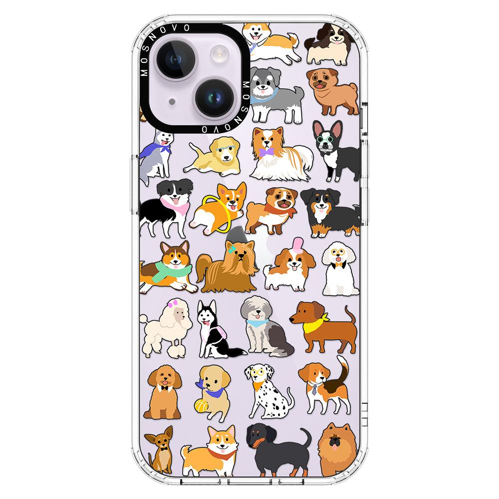 Cute Puppy Phone Case - iPhone 14 Case - MOSNOVO