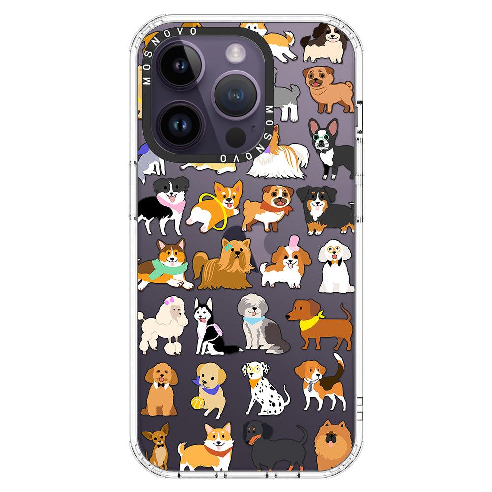 Cute Puppy Phone Case - iPhone 14 Pro Case - MOSNOVO