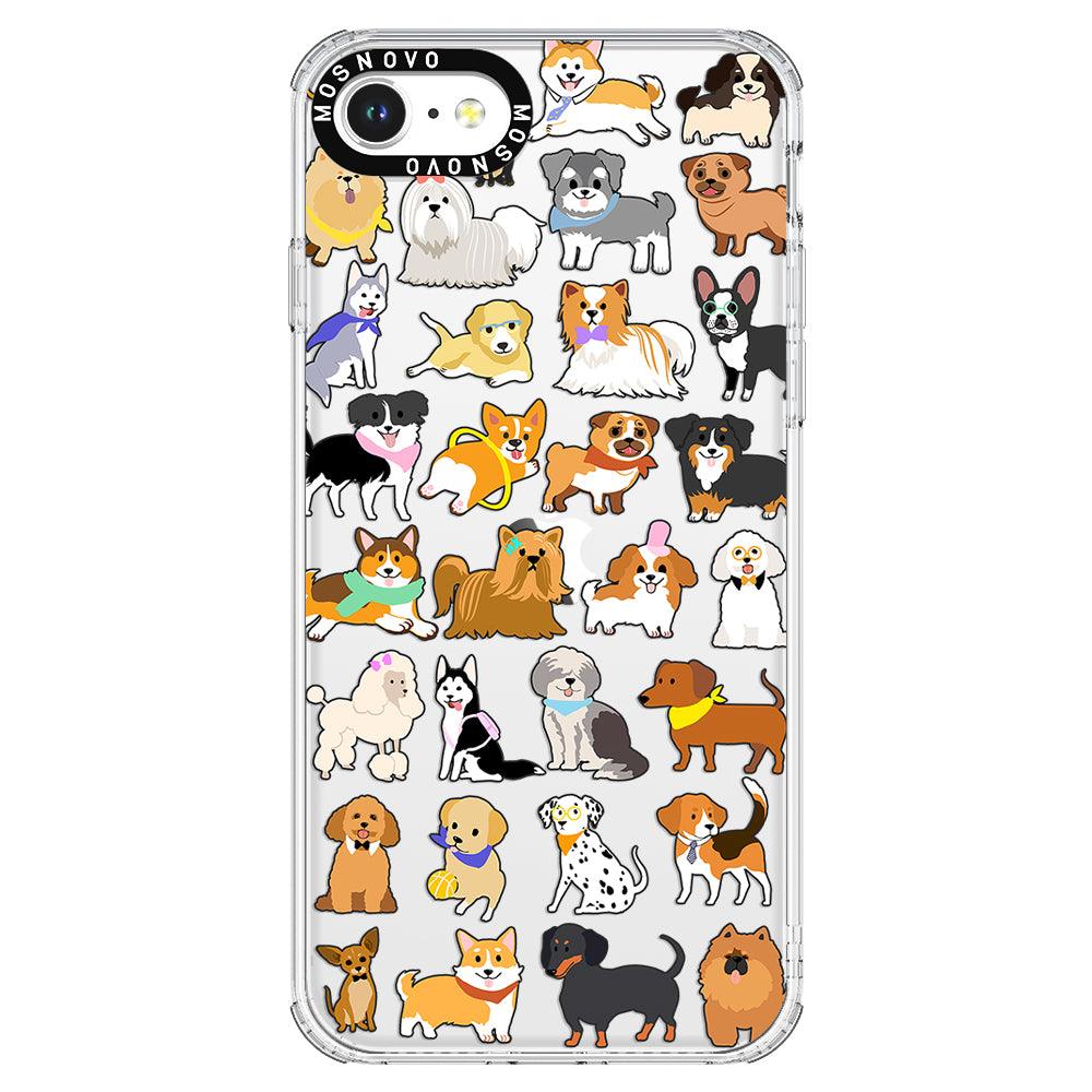 Cute Puppy Phone Case - iPhone 8 Case - MOSNOVO