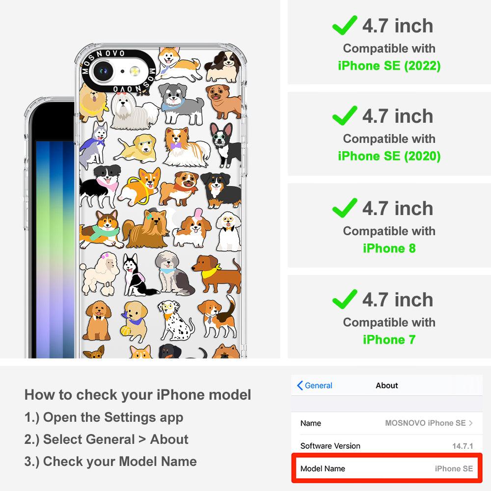 Cute Puppy Phone Case - iPhone 8 Case - MOSNOVO