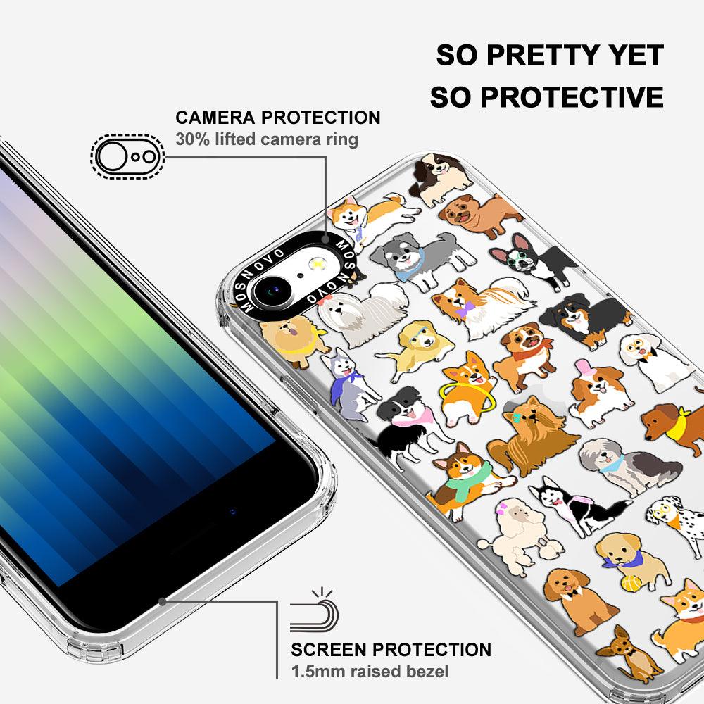 Cute Puppy Phone Case - iPhone SE 2020 Case - MOSNOVO
