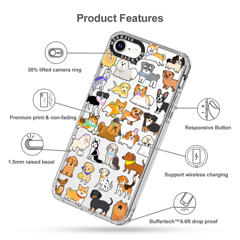 Cute Puppy Phone Case - iPhone SE 2022 Case - MOSNOVO