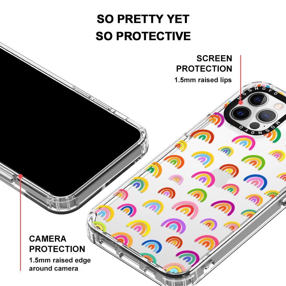 Cute Rainbow Phone Case - iPhone 12 Pro Case - MOSNOVO