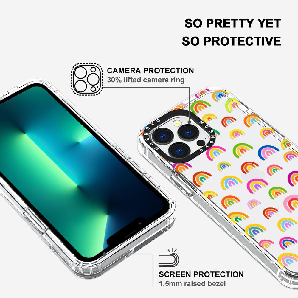 Cute Rainbow Phone Case - iPhone 13 Pro Case - MOSNOVO