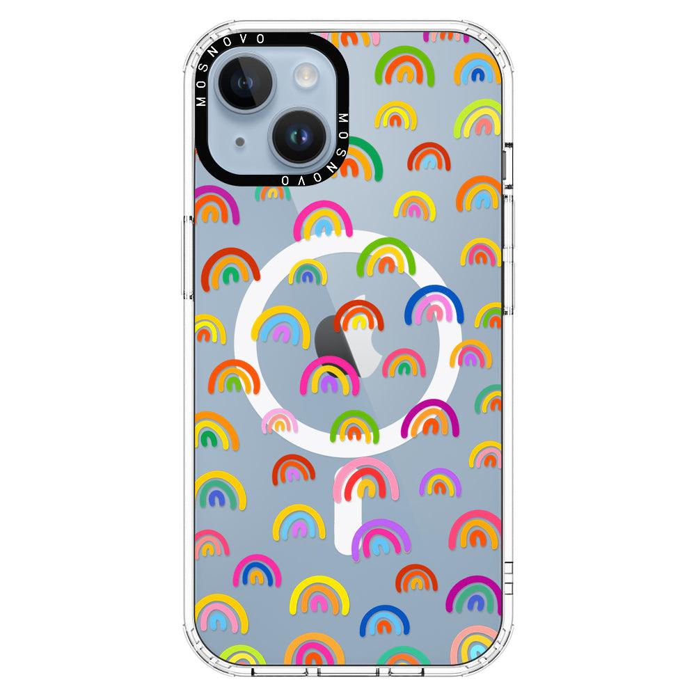 Cute Rainbow Phone Case - iPhone 14 Case - MOSNOVO