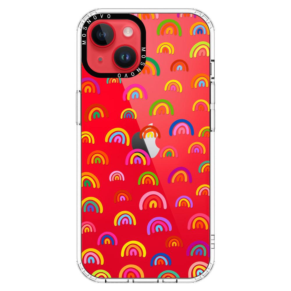 Cute Rainbow Phone Case - iPhone 14 Plus Case - MOSNOVO