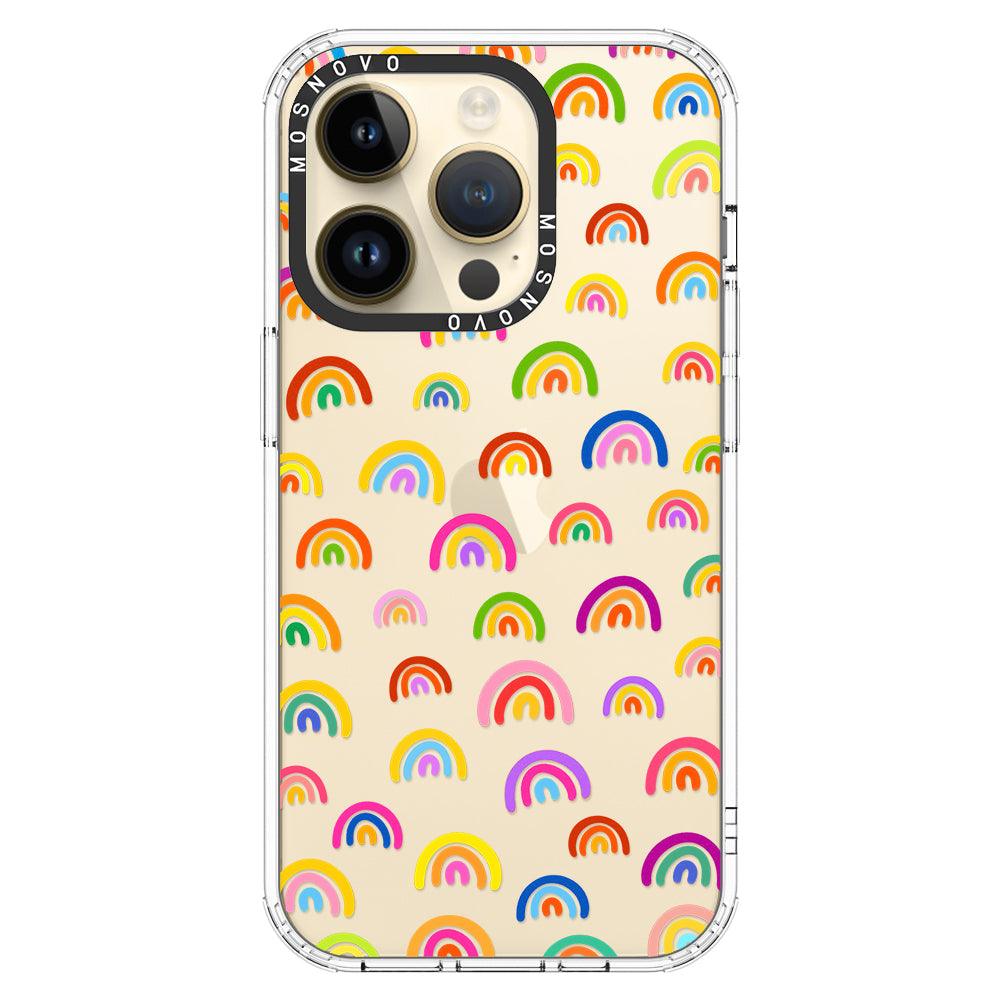Cute Rainbow Phone Case - iPhone 14 Pro Case - MOSNOVO