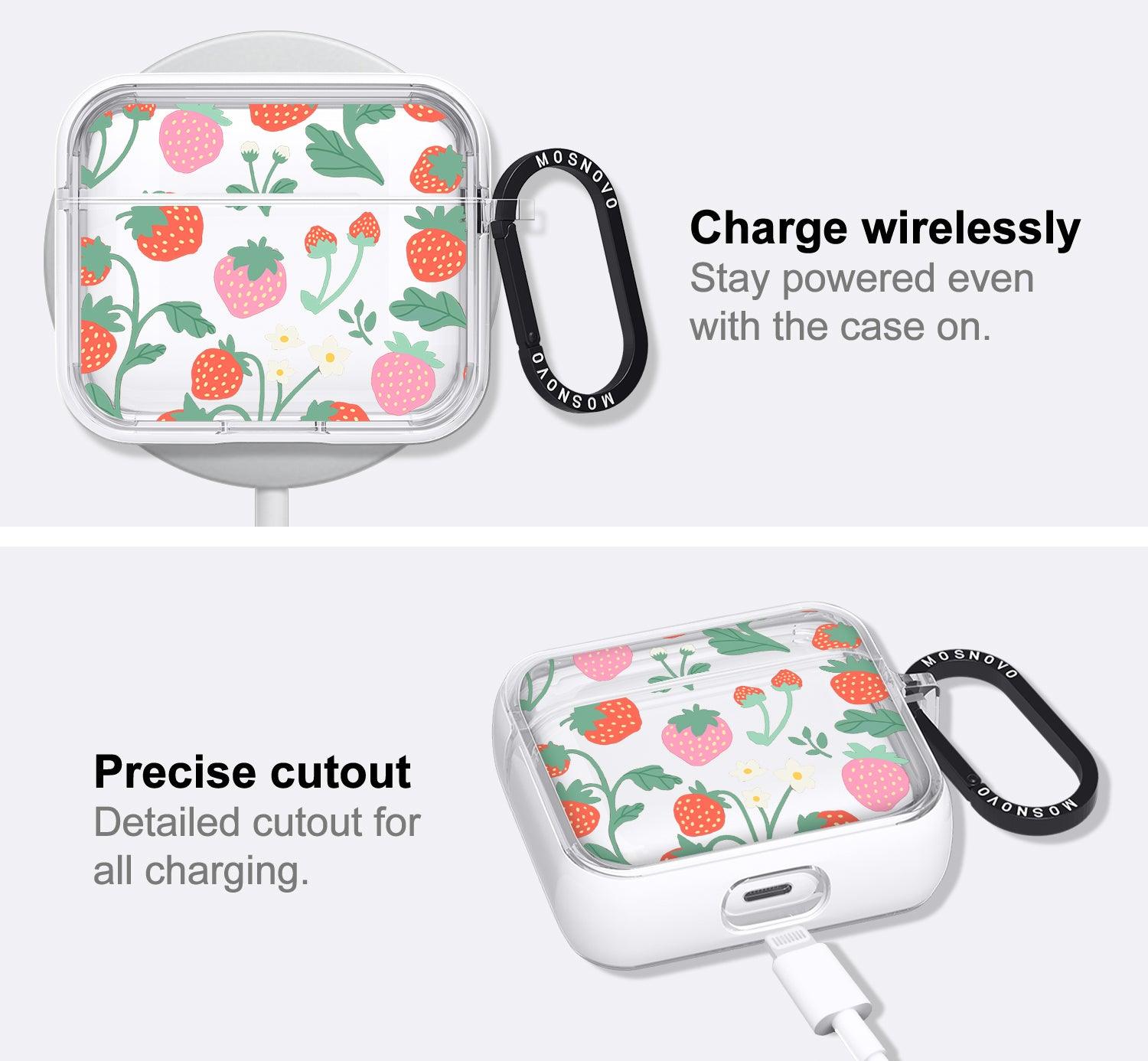 Cute Strawberry AirPods 3 Case (3rd Generation) - MOSNOVO