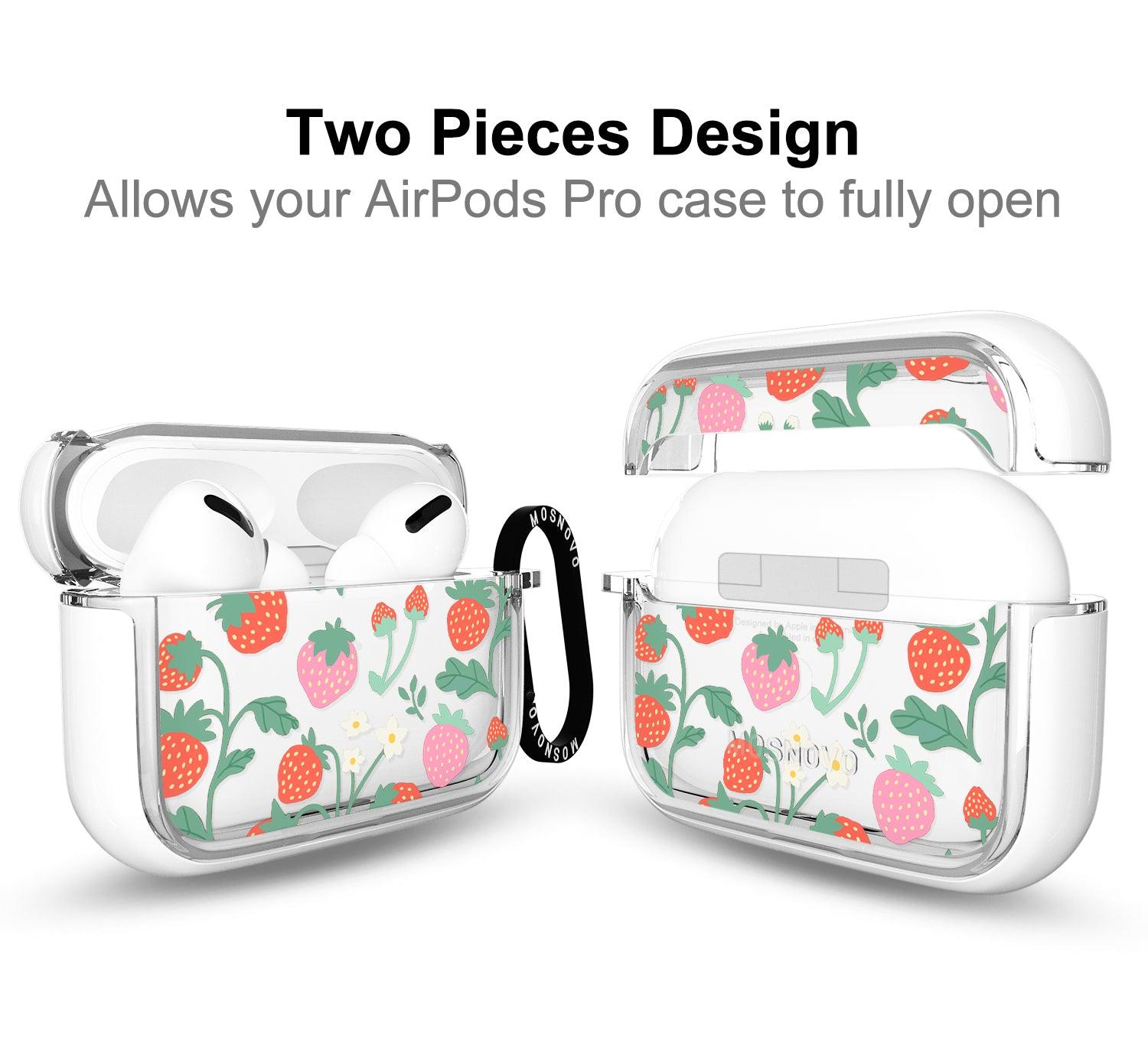 Cute Strawberry AirPods Pro Case - MOSNOVO