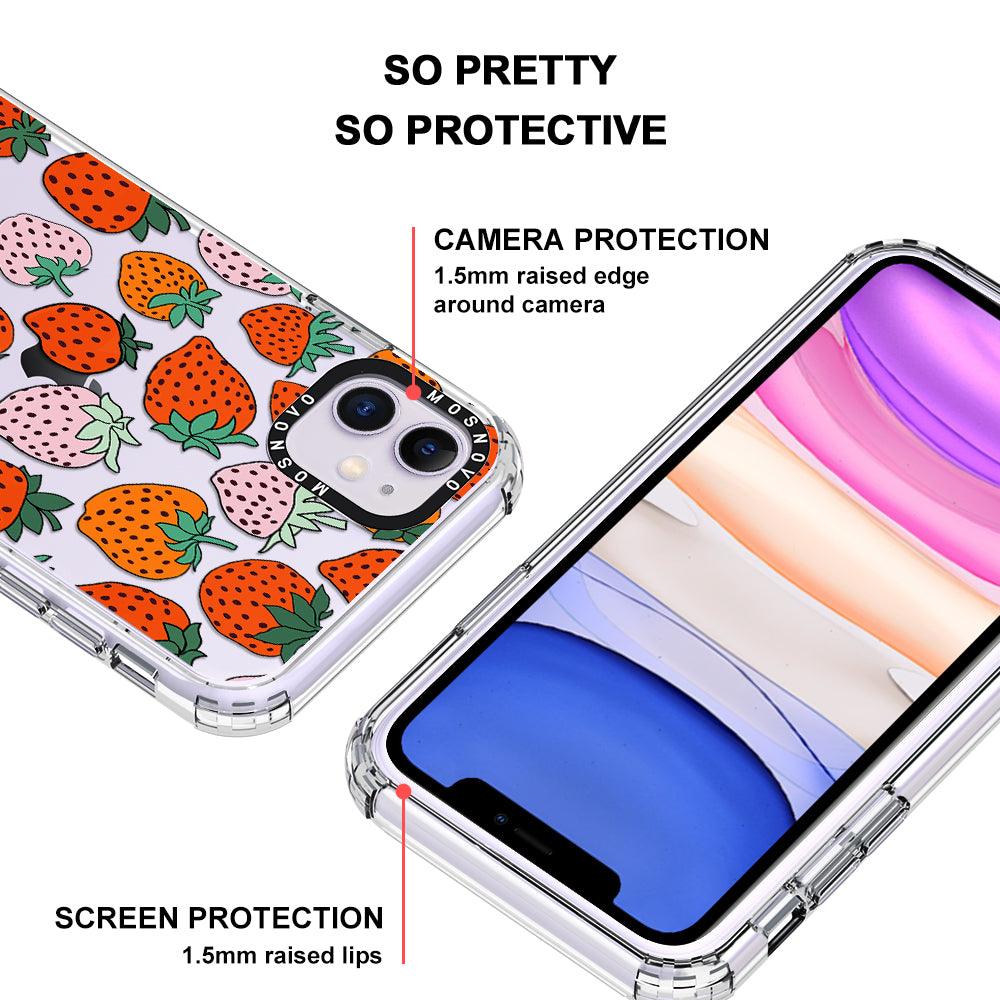 Cute Strawberry Phone Case - iPhone 11 Case