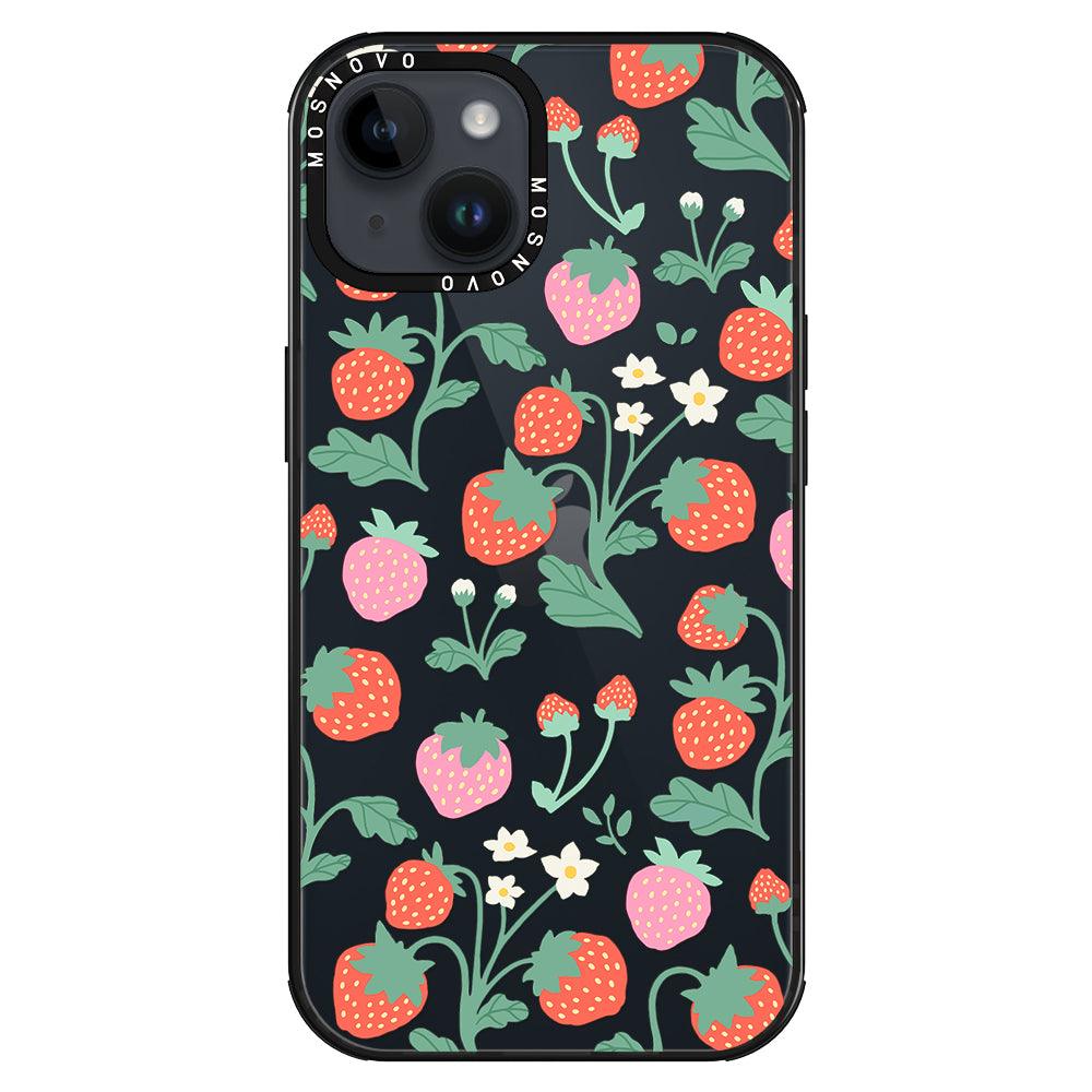 Cute Strawberry Phone Case - iPhone 14 Case - MOSNOVO
