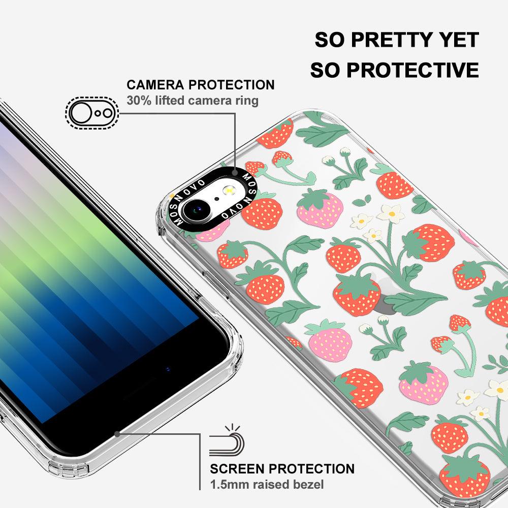 Cute Strawberry Phone Case - iPhone 7 Case - MOSNOVO
