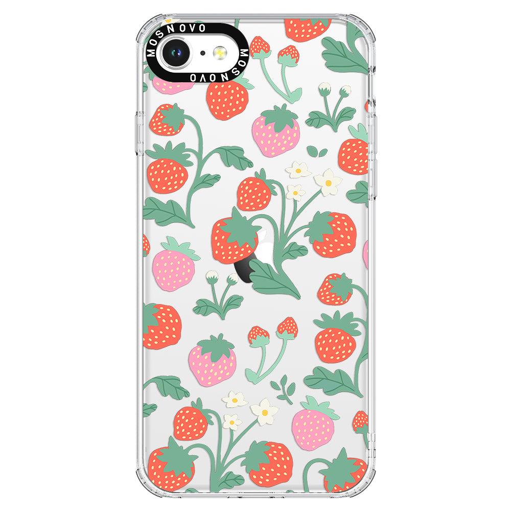 Cute Strawberry Phone Case - iPhone 8 Case - MOSNOVO
