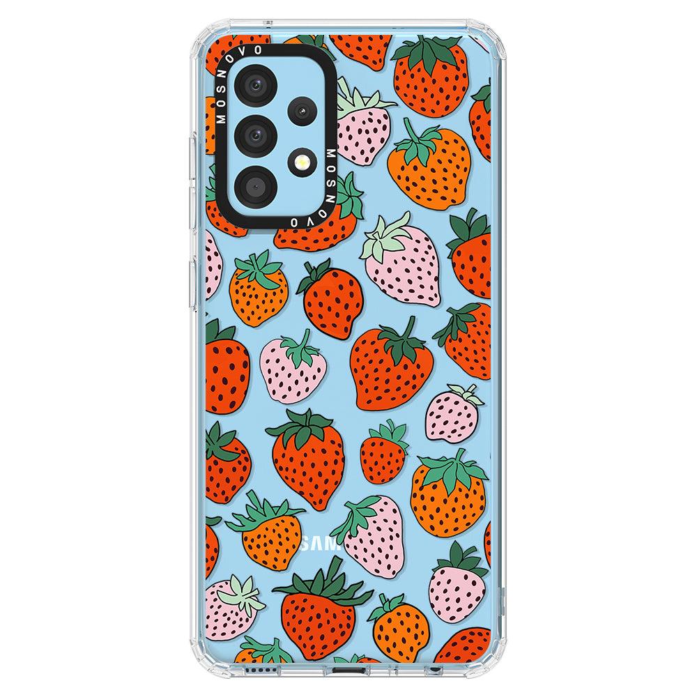 Cute Strawberry Phone Case - Samsung Galaxy A52 & A52s Case - MOSNOVO