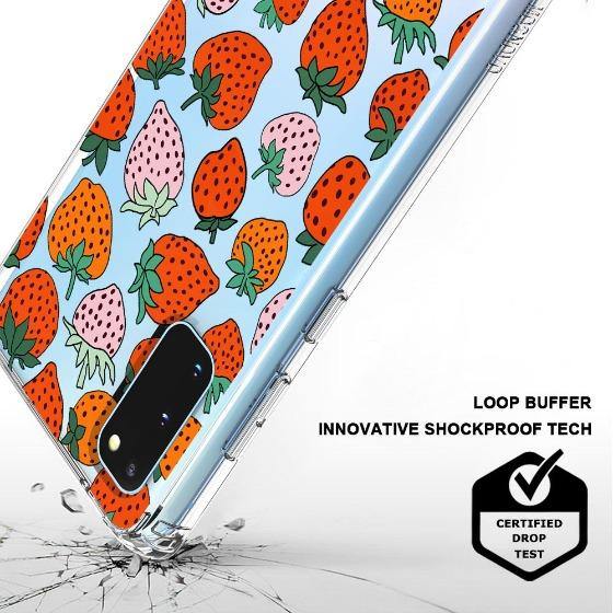 Pretty Strawberries Phone Case - Samsung Galaxy S20 Case