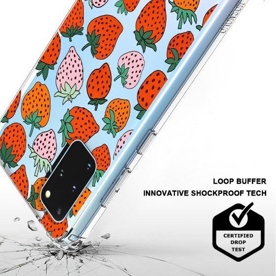 Pretty Strawberries Phone Case - Samsung Galaxy S20 Plus Case